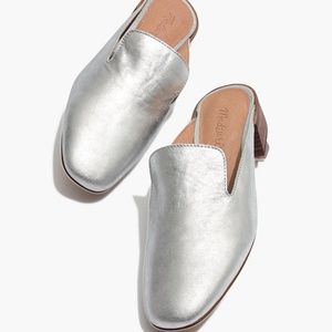 The Willa Loafer Mule in Metallic